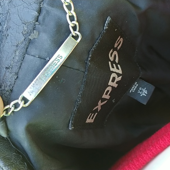 EXPRESS Pleather Jacket - Picture 16 of 16